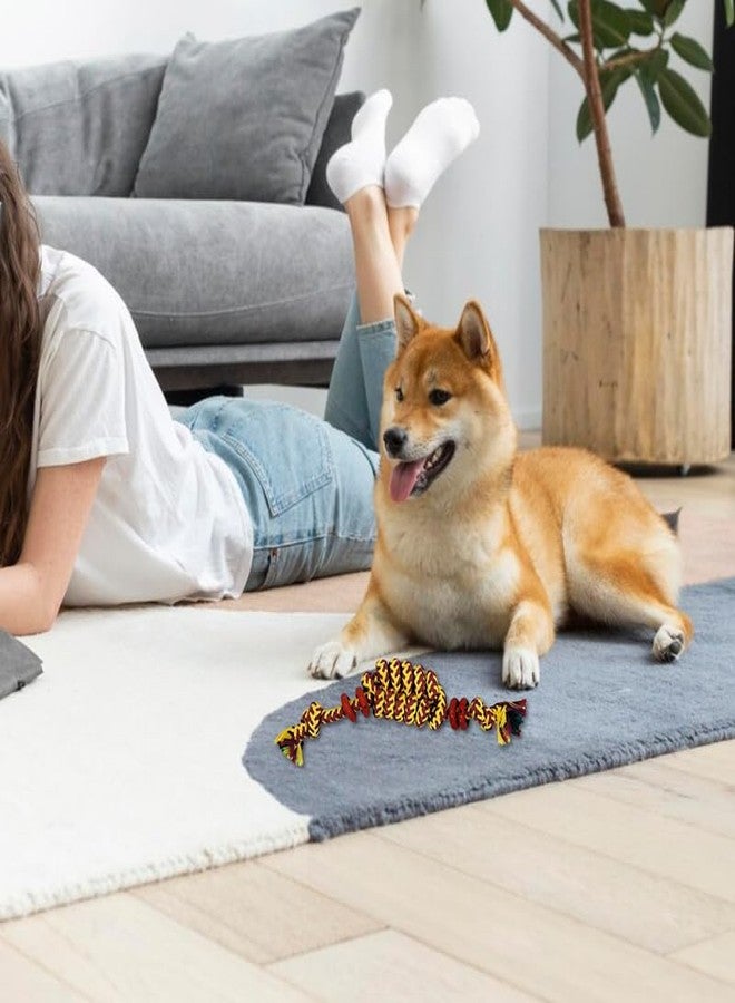 PETS EMPIRE Dog Chew Toy Dog Toys with Knots Combo of 7 Ropes All Puppy Breeds & Aggressive Chewers, Teething Rope, Fetching Toy for Interactive Play and Training - Image 5